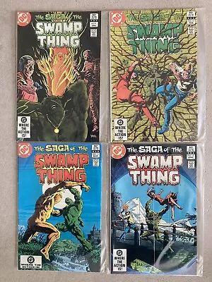 Buy The SAGA Of The Swamp Thing Lot # 9, 10, 11, 12 DC Comics 1982 Bronze Age VGC • 8£