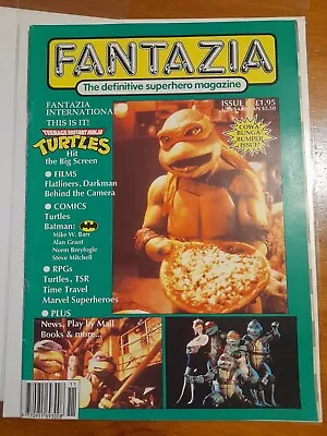 Buy Fantazia Magazine #6 1990 FINE+ 6.5 Teenage Mutant Ninja Turtles • 16.99£