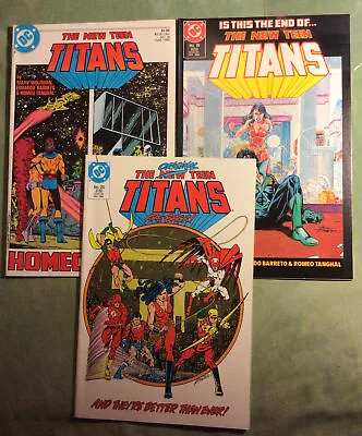 Buy The NEW TEEN TITANS. #18. #19. #20. 1986 - DC Comics • 15£