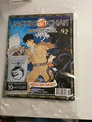 Buy Jackie Chan Adventures Magazine Issue 42 & 43 Factory Sealed Mint Amulet & Cards • 99.99£