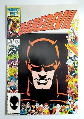 Buy 1986 Daredevil 236 NM.Marvel'25th Anniversary.Black Widow App. • 25.66£