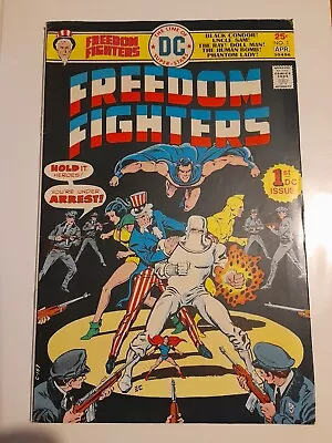 Buy Freedom Fighters #1 Mar 1976 VGC/FINE 5.0 Premiere Issue Of Ongoing Series • 9.99£