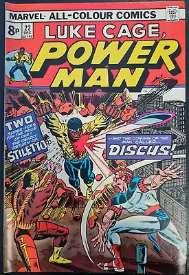 Buy Luke Cage Power Man #22 1974 Pence Variant • 5.95£
