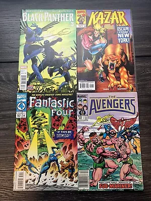 Buy Black Panther #3, Ka-zar #17, Fantastic Four #391, Avengers #262. Wakanda Keys. • 8£