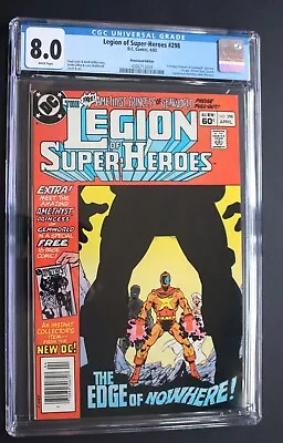 Buy LEGION OF SUPER-HEROES #298 JLD 1st AMETHYST & DARK OPAL 1983 Newsstand CGC 8.0 • 31.18£
