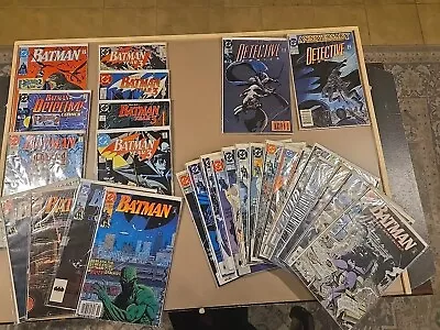 Buy Batman Comic Books 1990's Lot 29 Comics 25 Batman's And 3 Detective Comics Batma • 59.96£