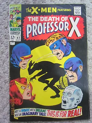 Buy X-MEN #42 (1968) 'Death Of Prof X' - Scarce - Mid-grade • 45£