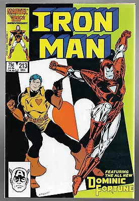 Buy Iron Man #213 Marvel Comics 1986  VF- • 1.39£
