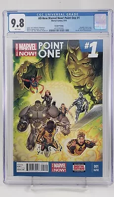 Buy Marvel Now Point One #1 2nd Print CGC 9.8 1st Kamala Kahn • 434.83£