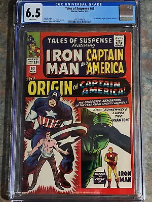 Buy Tales Of Suspense #63 CGC 6.5 White Pages! • 236.93£
