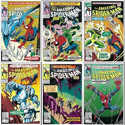 Buy NM/MT 1992 Amazing Spider-Man 368 - 373 Complete Invasion Of The Spider Slayers • 23.95£