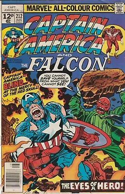Buy Marvel Comics Captain America #212 Jack Kirby F • 4£