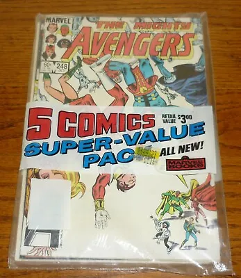 Buy 1984 Marvel 5-Pack Avengers # 248, Thor # 348, Captain America # 298, Conan 163+ • 27.63£