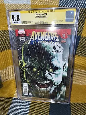 Buy Avengers #684 CGC SS 9.8 1st Appearance Of Immortal Hulk 2018 Marvel Comics NM • 162.32£
