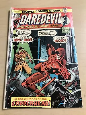Buy Daredevil #124 (5.0) Copperhead-len Wein/marv Wolfman-1975 Marvel Comics • 6.32£