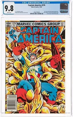 Buy Captain America #276 Newsstand CGC 9.8 1982 White Page NM/M Helmut Baron Zemo • 506.76£