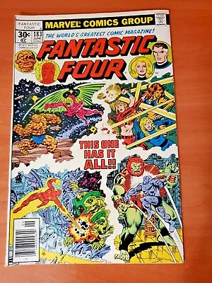Buy Fantastic Four 183 NM- / Annihilus Tigra Thundra / (1977) • 11.85£