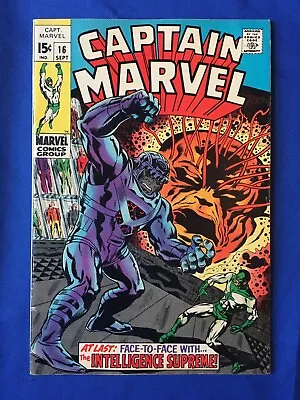 Buy Captain Marvel #16 FN+ (6.5) MARVEL (Vol 1, 1969) (2) (C) • 18£