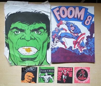 Buy Marvel Foom Magazine # 8  With 4 Stickers And Front Part Of Envelope. 1974 • 48£