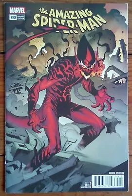 Buy The Amazing Spider-man 798, 2nd Print Variant, Marvel Comics, June 2018, Vf • 7.99£