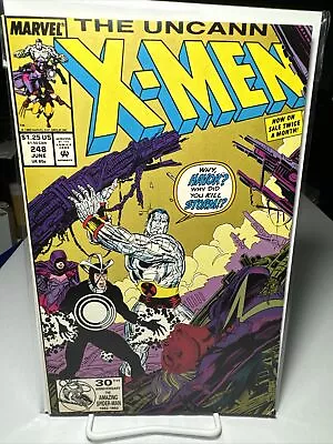 Buy Uncanny X-Men #248 1st Jim Lee Work On X-Men 2nd Print • 7.14£