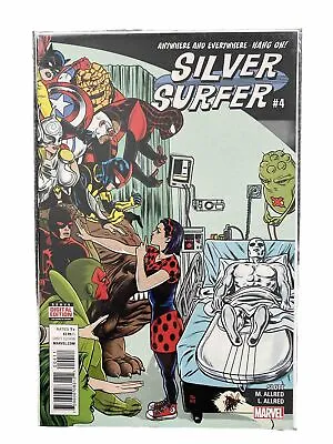 Buy MARVEL COMICS SILVER SURFER #4 JULY 2016 1ST PRINT NM/MT Bagged And Boarded • 4.99£