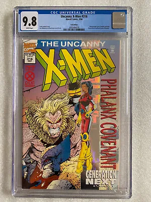 Buy Uncanny X-Men #316 Foil Edition 1994 - Wraparound Cover • 75.47£