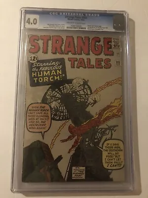 Buy Strange Tales 101 Cgc 4.0 Ow To White Pages • 319.81£