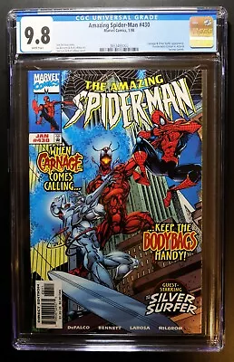 Buy Amazing Spider-man #430 Cgc 9.8 - Wp *carnage, Silver Surfer* Highest Graded  • 276.71£