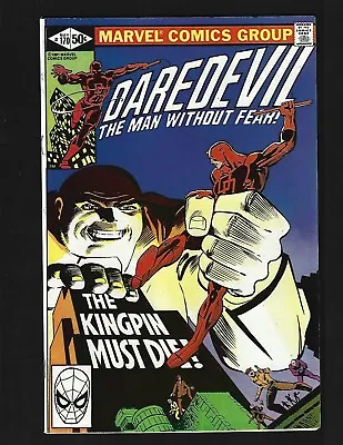 Buy Daredevil #170 FNVF Frank Miller 1st Kingpin In Title & Name Revealed Bullseye • 46.58£