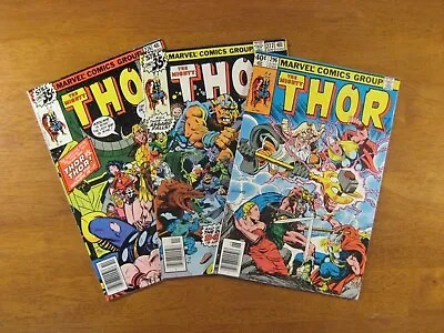 Buy Lot Of *3* THOR #276, 296 (VF+), #277 (VF+/NM-) Super Bright, Colorful & Glossy! • 7.99£