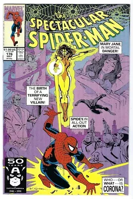 Buy NM+ 1991 Spectacular Spider-Man #176: 1st Appearance Of Corona • 31.83£