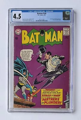 Buy Batman #169, CGC 4.5, Key 2nd Silver Age Appearance Of The Penguin • 218£