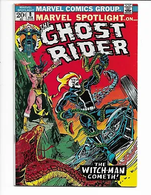 Buy Marvel Spotlight 8 - Vg+ 4.5 - 4th Appearance Of Ghost Rider (1973) • 23.72£