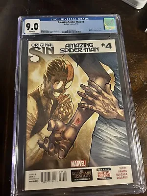 Buy The Amazing Spider-Man #4 (Marvel, September 2014) CGC 9.0 • 63.34£