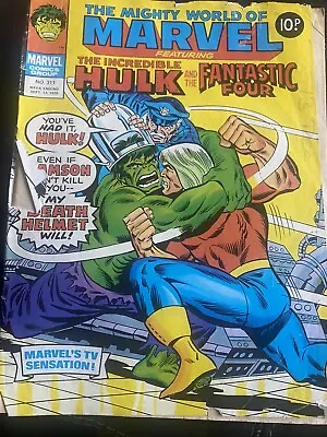 Buy Mighty World Of MARVEL Starring The INCREDIBLE HULK - No 311 - Date 13/09/1978 • 2.50£