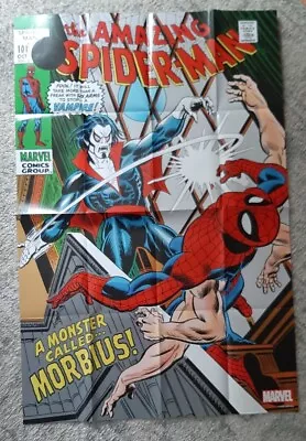 Buy AMAZING SPIDER-MAN #101 Vs MORBIUS Rare Promotional Poster 36 X 24 MARVEL COMICS • 5.95£