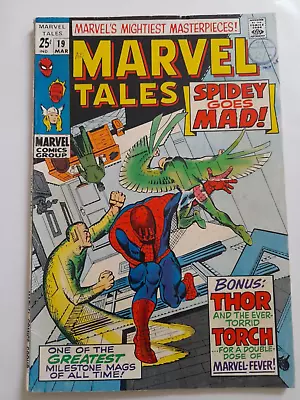 Buy Marvel Tales #19 Dec 1968 VGC- 3.5 Reprints Amazing Spider-Man #24 • 9.99£