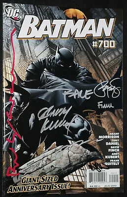 Buy Batman #700 2010 Signed By Bill Sienkiewicz, Tim Sale, David Finch, Andy Kubert • 160.75£