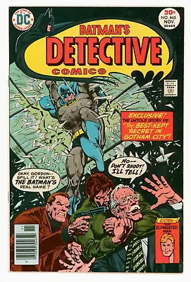 Buy Detective Comics #465 NM- 9.2 Batmans Secret Identity Uncovered • 19.95£