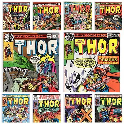 Buy Thor Lot Of 10-Marvel-Bronze Age-229,252,254,256,278,282,296,299,303,306 (VG) • 39.98£