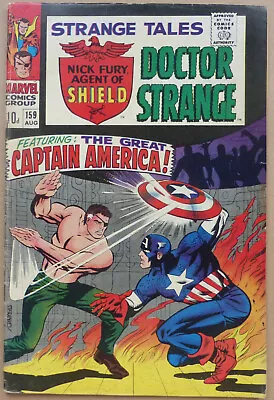 Buy Strange Tales #159, Great  Captain America  Cover Art, 1967. • 55£