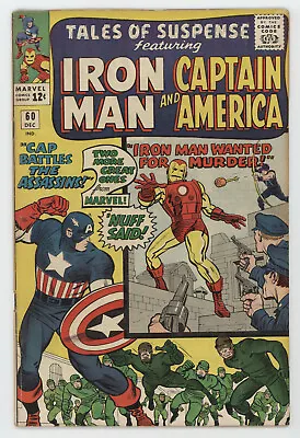 Buy Tales Of Suspense 60 Marvel 1964 FN Iron Man Captain America Hawkeye Avengers • 124.54£