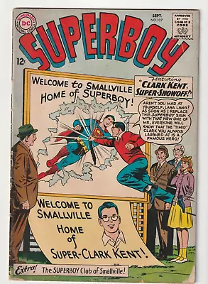 Buy Superboy #107 (DC Comics 1963) VG+ Superman Curt Swan Cover Complete Intact Nice • 5.53£