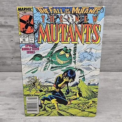 Buy The New Mutants #60 Death Of Cypher Marvel Comic Book Copper Age Key • 5.75£
