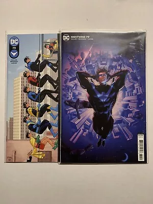 Buy DC Comics Nightwing 79  Variant B Cover 1st Print  + Rare 2nd Print Batman Spoof • 32.99£