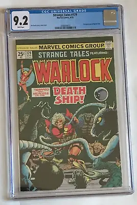 Buy Strange Tales #179 CGC 9.2 Adam Warlock 1st Appearance Pip The Troll White Pages • 105.15£
