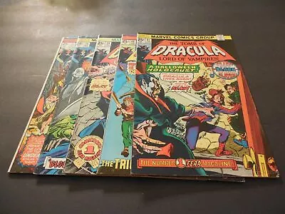 Buy 5 Issues Tomb Of Dracula #37-41 1975 - 1976 Bronze Age Marvel Comics     ID:5410 • 39.12£