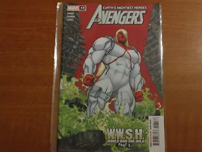 Buy Marvel Comics:  THE AVENGERS #48 (LGY #748) Nov. 2021  'World War She-Hulk P3' • 5£