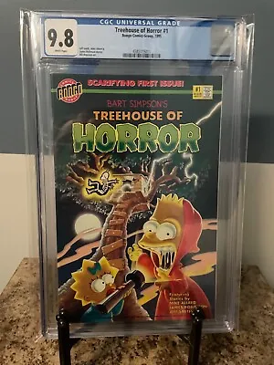 Buy Treehouse Of Horror 1 Cgc 9.8 Bongo Comics 1995 Jeff Smith Matt Groening • 386.38£